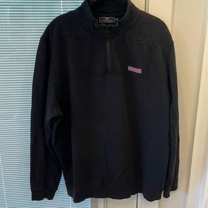 Vineyard Vine’s size XL Black Shep 1/4 zip shirt